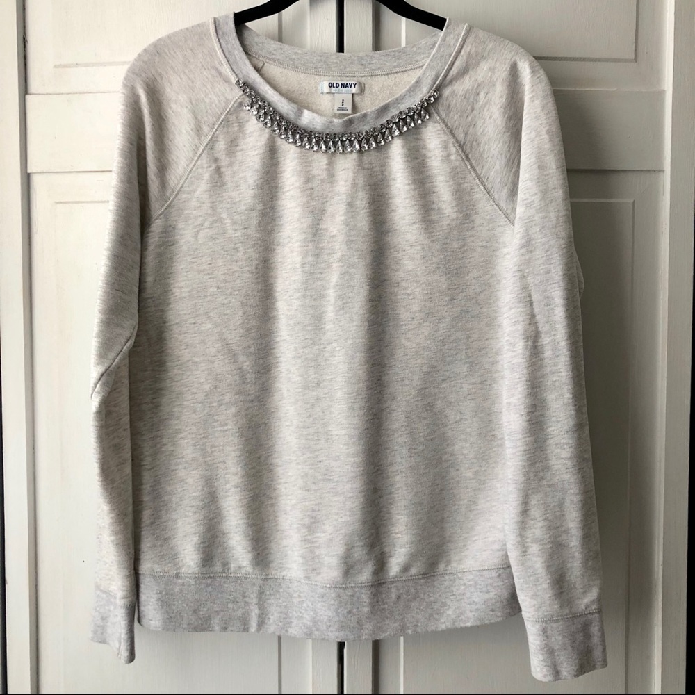 Old Navy Rhinestone Sweatshirt Size S